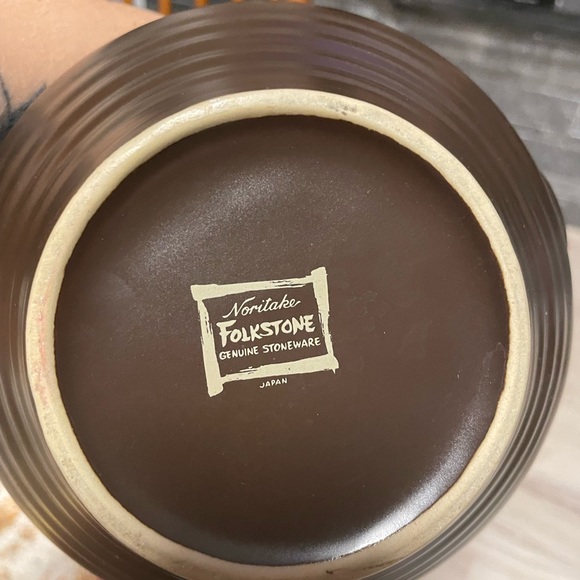 Vtg Noritake Folkstone Stoneware Coffee/Tea Pot - Picture 4 of 8